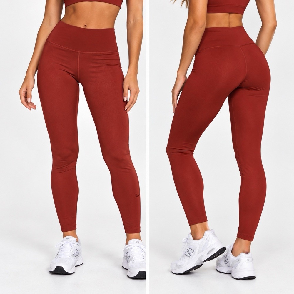 Nike One Luxe Women's Size S Canyon Rust M Low Rise Leggings